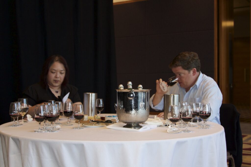 wine tasting at MIWC